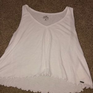 White flowy tank top